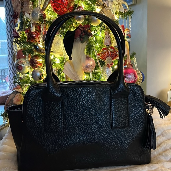 Kate Spade Southport Avenue Lydia EUC black pebbled leather satchel - Picture 6 of 15